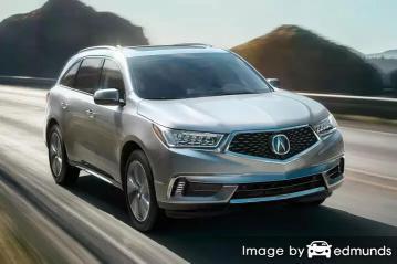 Insurance quote for Acura MDX in Sacramento