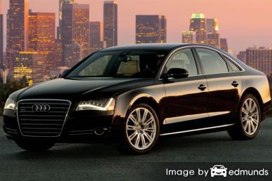 Insurance quote for Audi A8 in Sacramento