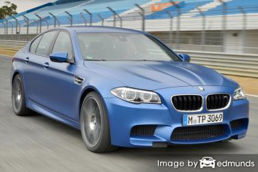 Insurance rates BMW M5 in Sacramento