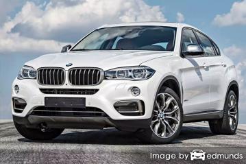 Insurance quote for BMW X6 in Sacramento