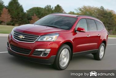 Insurance rates Chevy Traverse in Sacramento