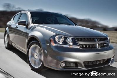 Insurance rates Dodge Avenger in Sacramento