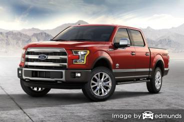 Insurance quote for Ford F-150 in Sacramento