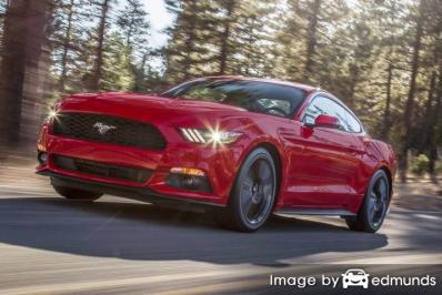 Insurance rates Ford Mustang in Sacramento