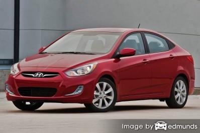 Insurance quote for Hyundai Accent in Sacramento