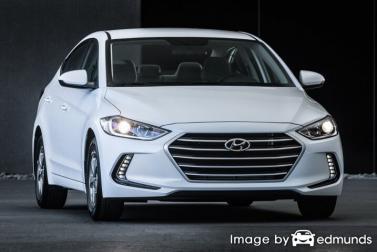 Insurance quote for Hyundai Elantra in Sacramento