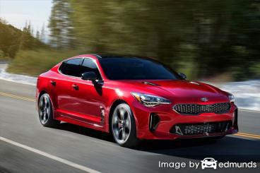 Insurance rates Kia Stinger in Sacramento