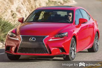 Insurance rates Lexus IS 200t in Sacramento