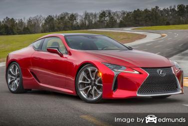 Insurance rates Lexus LC 500 in Sacramento