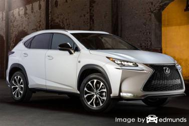 Insurance quote for Lexus NX 200t in Sacramento