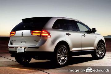 Insurance rates Lincoln MKX in Sacramento