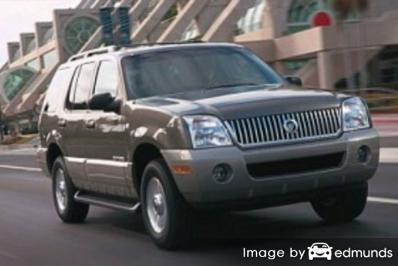 Insurance rates Mercury Mountaineer in Sacramento