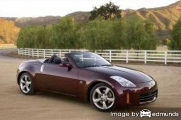 Insurance rates Nissan 350Z in Sacramento