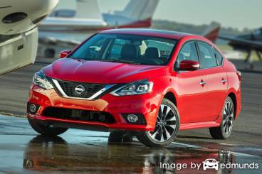 Insurance rates Nissan Sentra in Sacramento