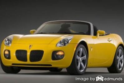 Insurance rates Pontiac Solstice in Sacramento