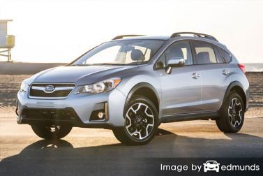 Insurance rates Subaru Crosstrek in Sacramento