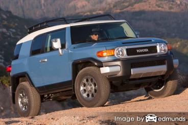 Insurance rates Toyota FJ Cruiser in Sacramento