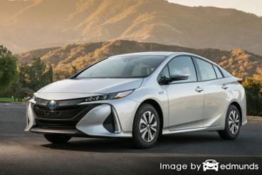 Insurance quote for Toyota Prius Prime in Sacramento