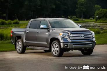 Insurance rates Toyota Tundra in Sacramento